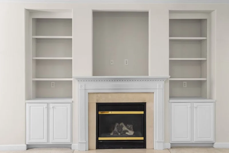 Built-In Cabinets Hickory